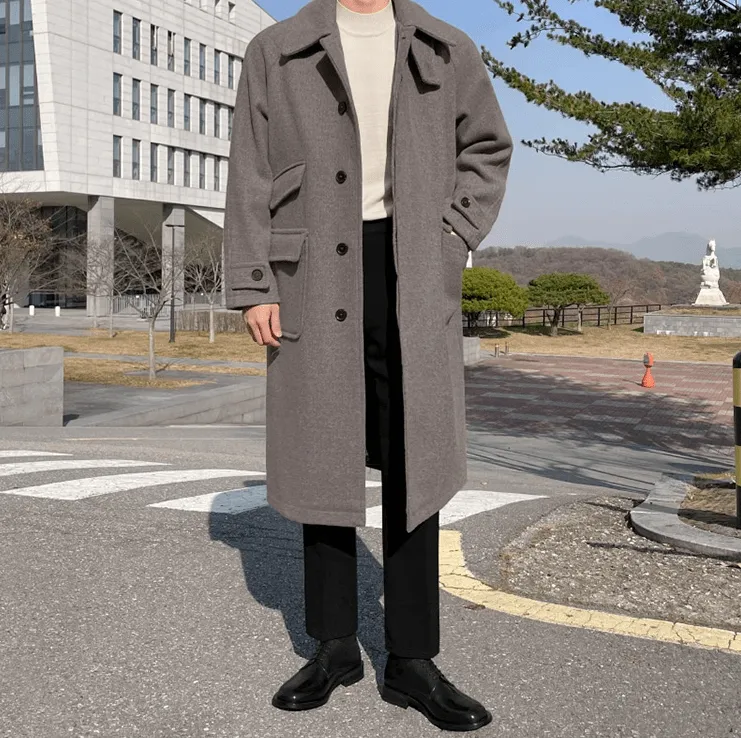 RT No. 10619 WOOLEN COLLAR COAT JK