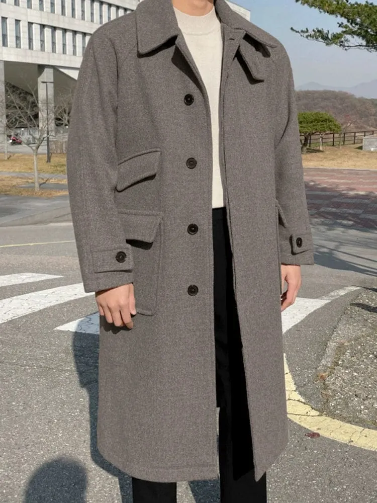 RT No. 10619 WOOLEN COLLAR COAT JK