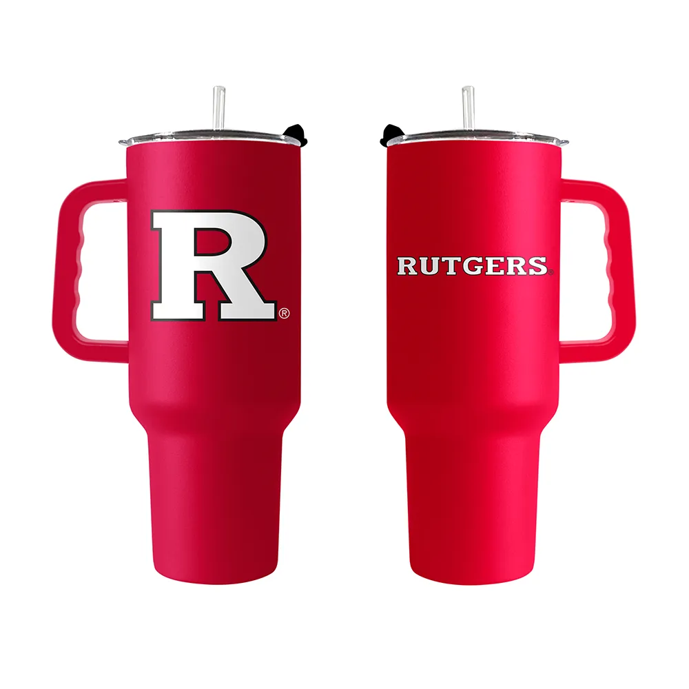 Rutgers Scarlet Knights 40oz. Powder Coat Travel Tumbler