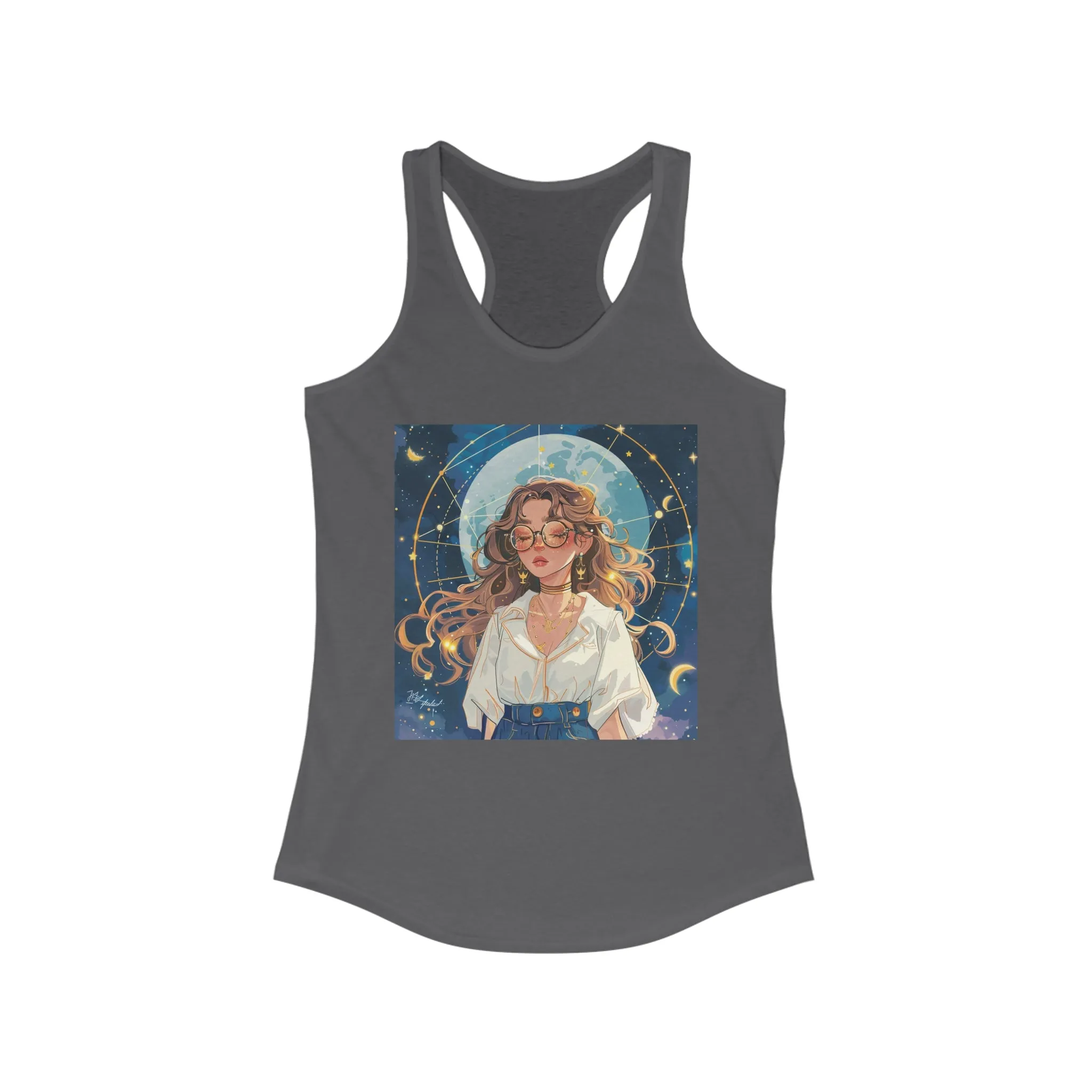 Sagittarius zodiac Women's Ideal Racerback Tank