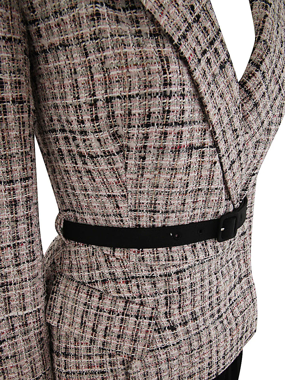 Self-Portrait Bouclé Blazer-Style Midi Dress