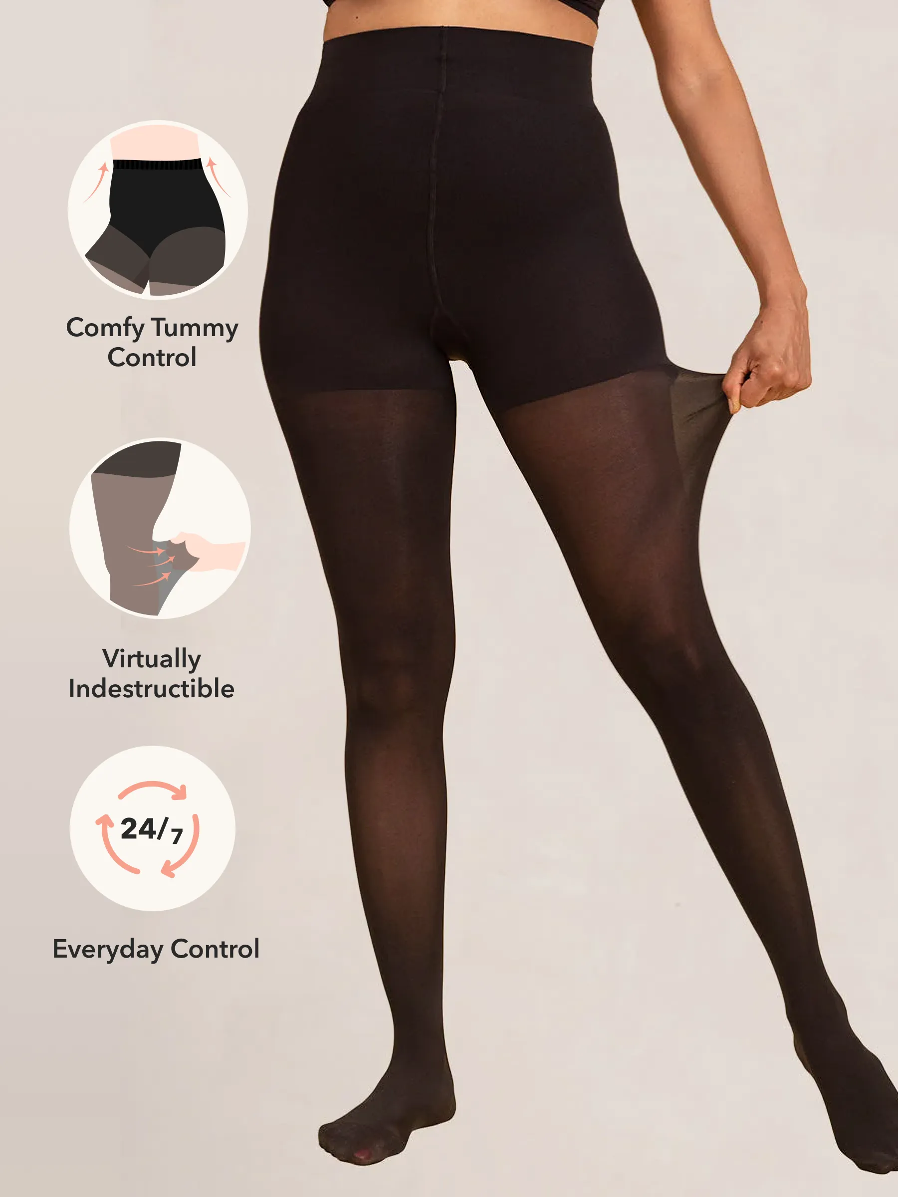 Shapermint Essentials Ultra-Resistant Shaping Tights