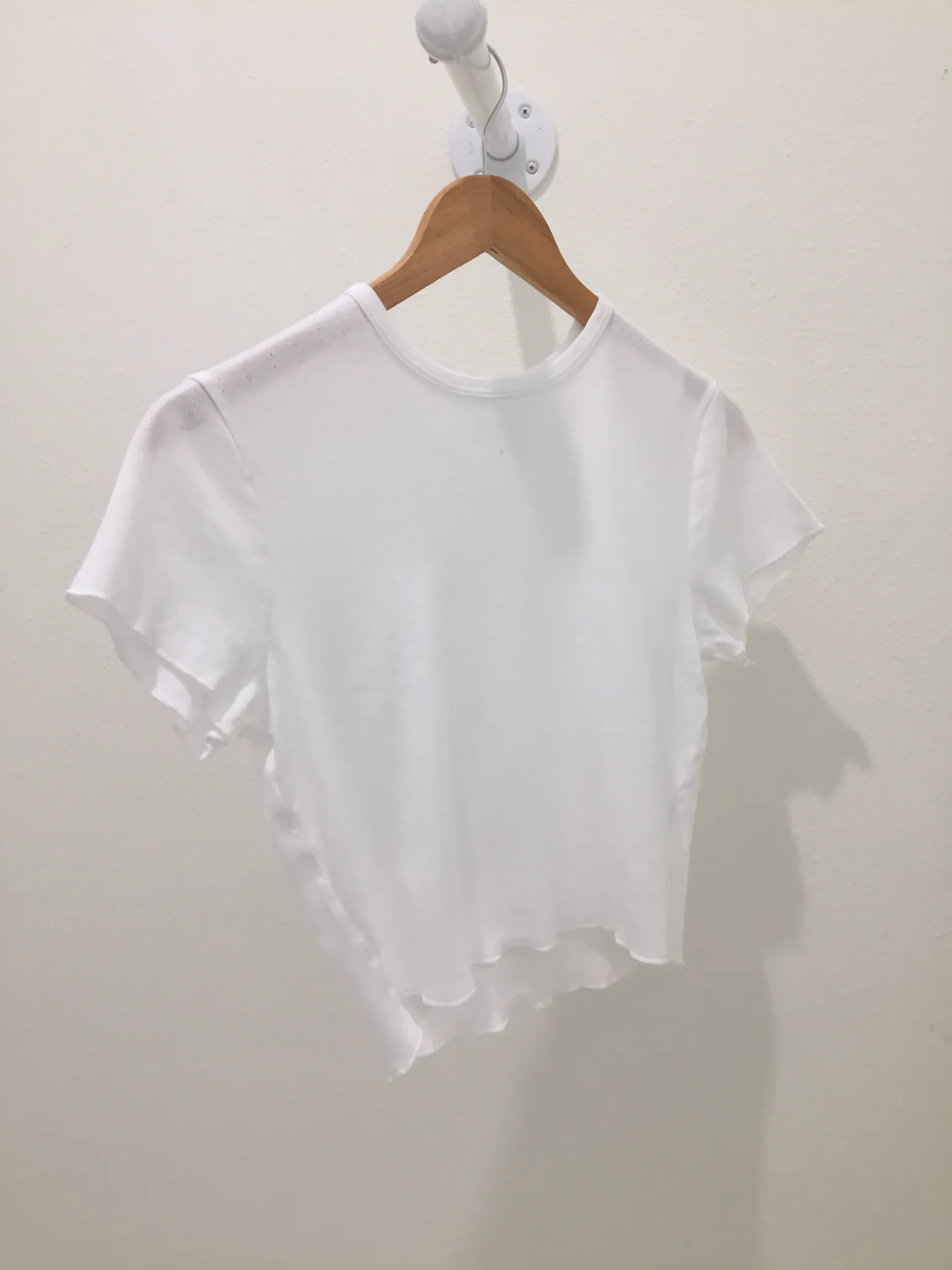 Short Sleeve Pointelle Top