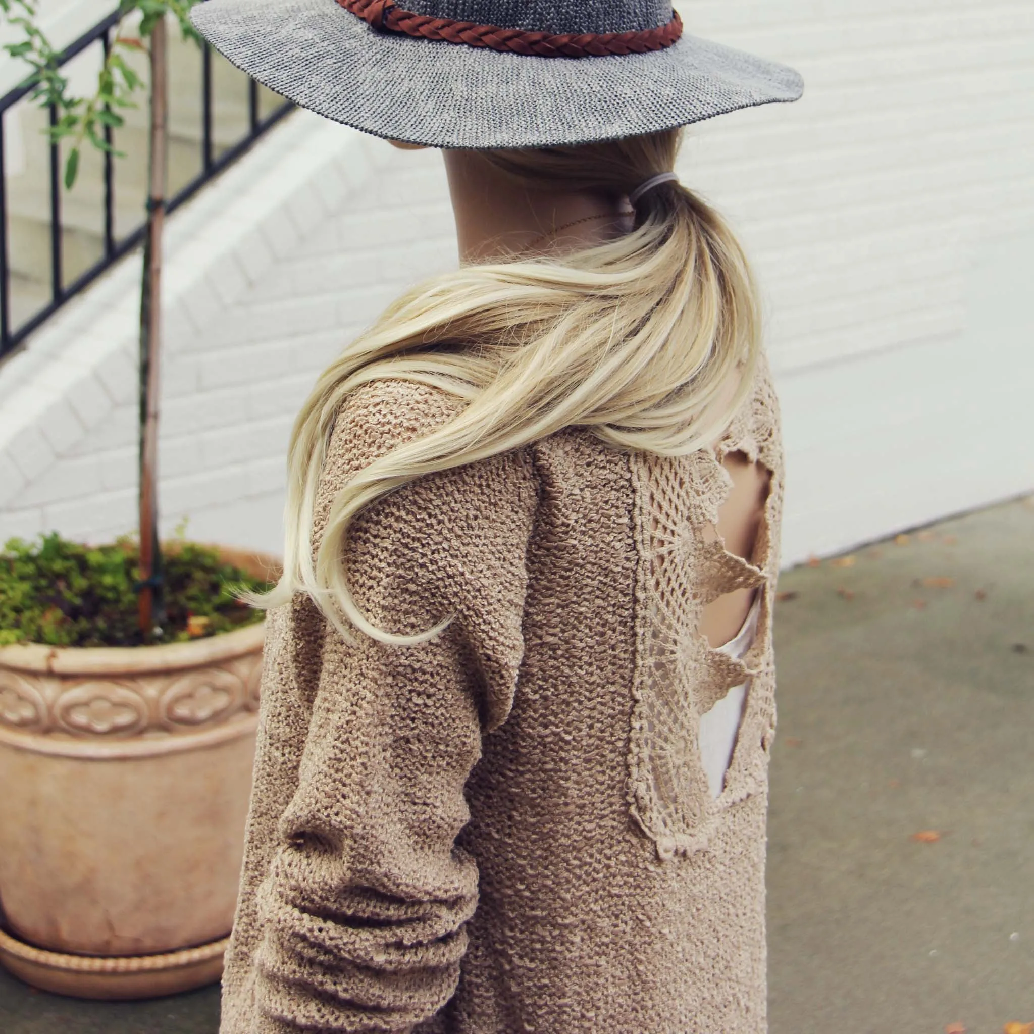 Sky Oak Sweater in Taupe