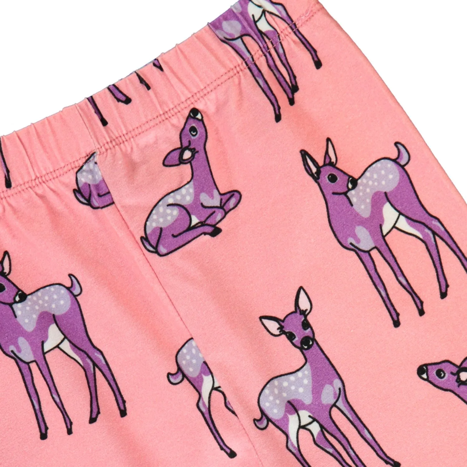 Smfolk Bridal Rose Leggings for Kids with Deer