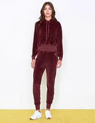 Sundry Velour Hoodie Sweater Cacao