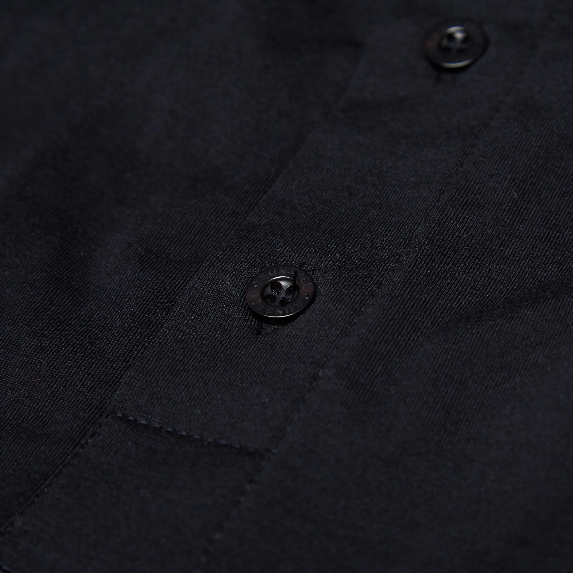 Sunspel Q82 Superfine Two Button ShortBlack