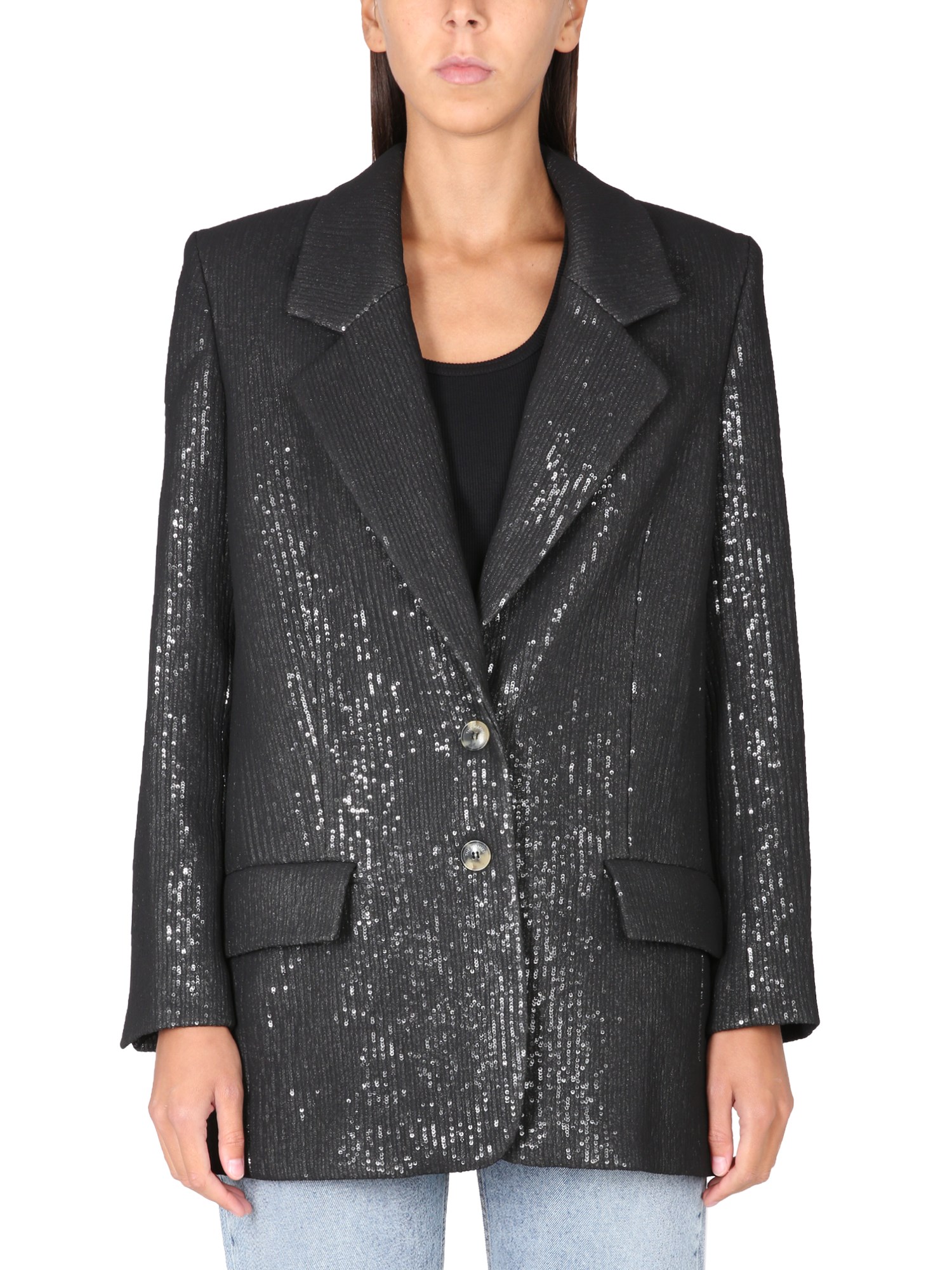 THE MANNEI    ELJAS BLAZER WITH SEQUINS