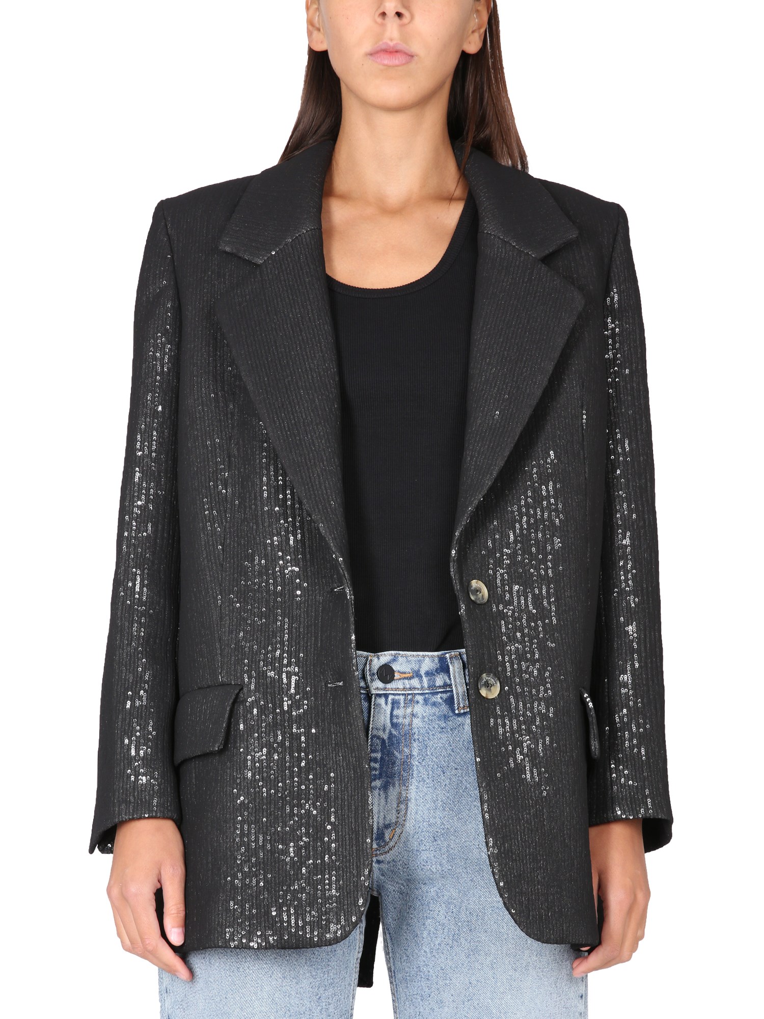 THE MANNEI    ELJAS BLAZER WITH SEQUINS