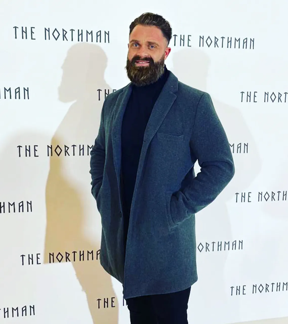 The Northman 2022 James Yates Blue Woolen Coat