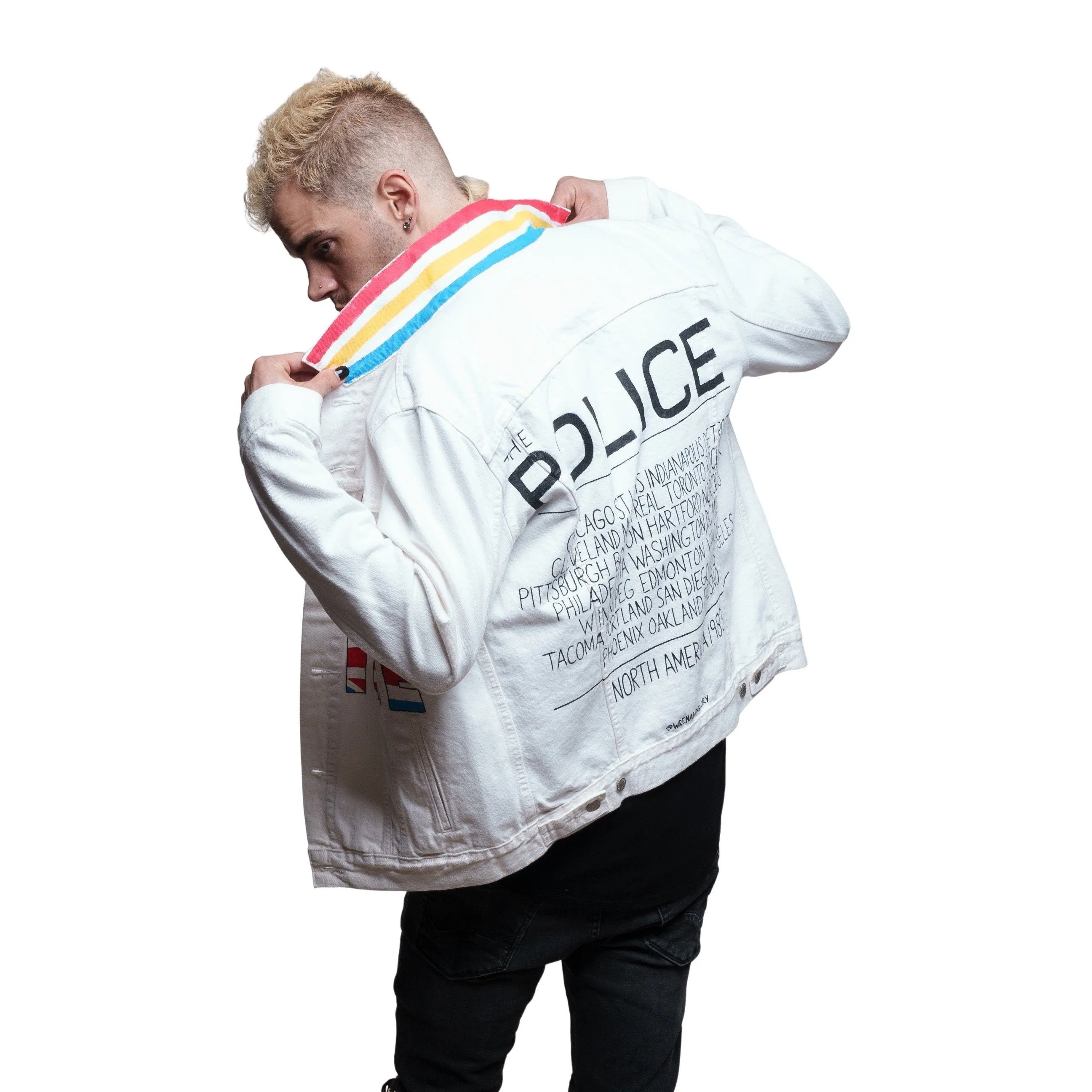 'THE POLICE' DENIM JACKET - Men