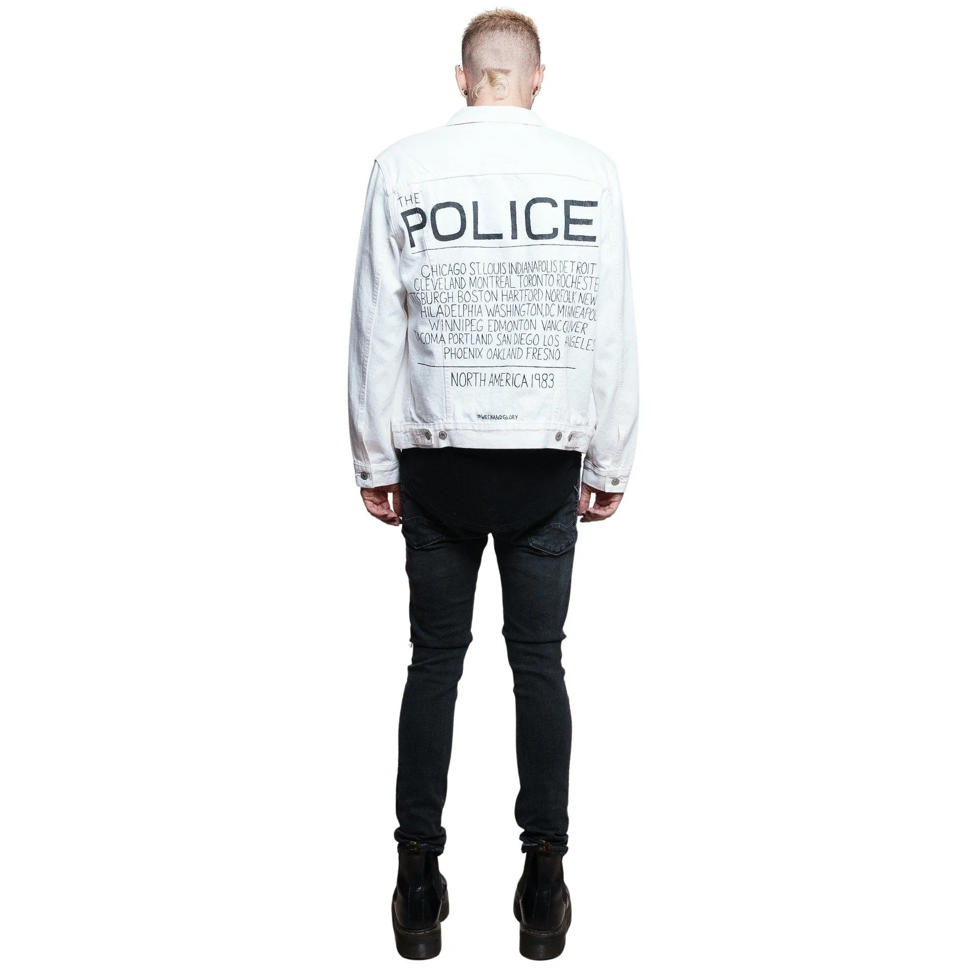 'THE POLICE' DENIM JACKET - Men