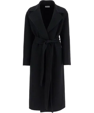 The Row woolen robe-style coat with