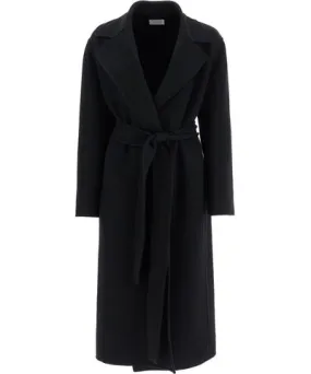 The Row woolen robe-style coat with