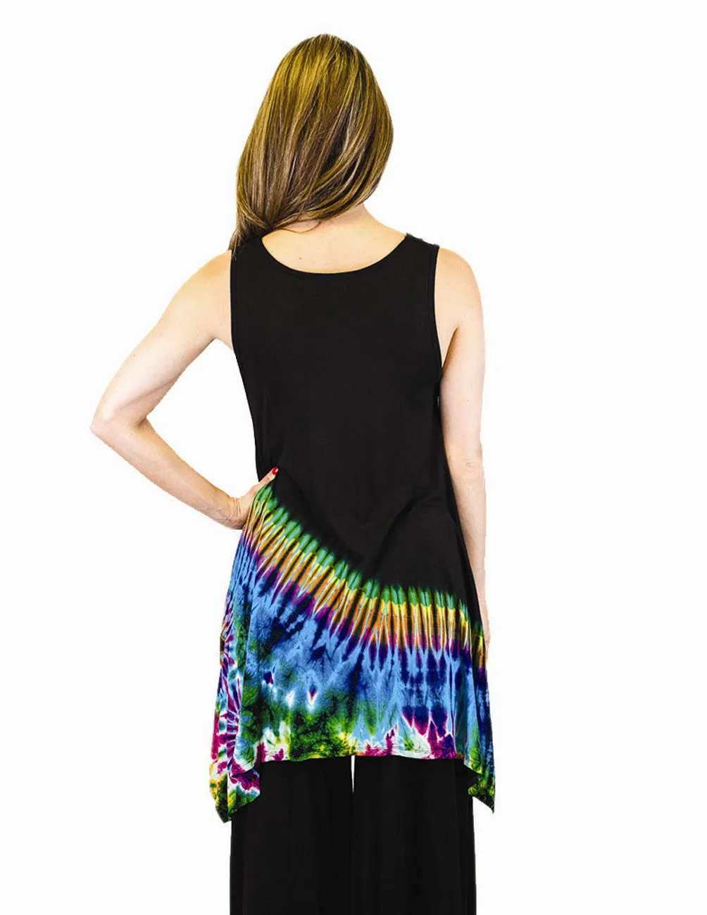 Tie-Dye Sharkbite Tunic Top