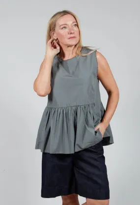 Tunic Blouse in Asfalto