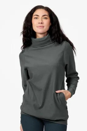 Turtleneck Tunic in Stone