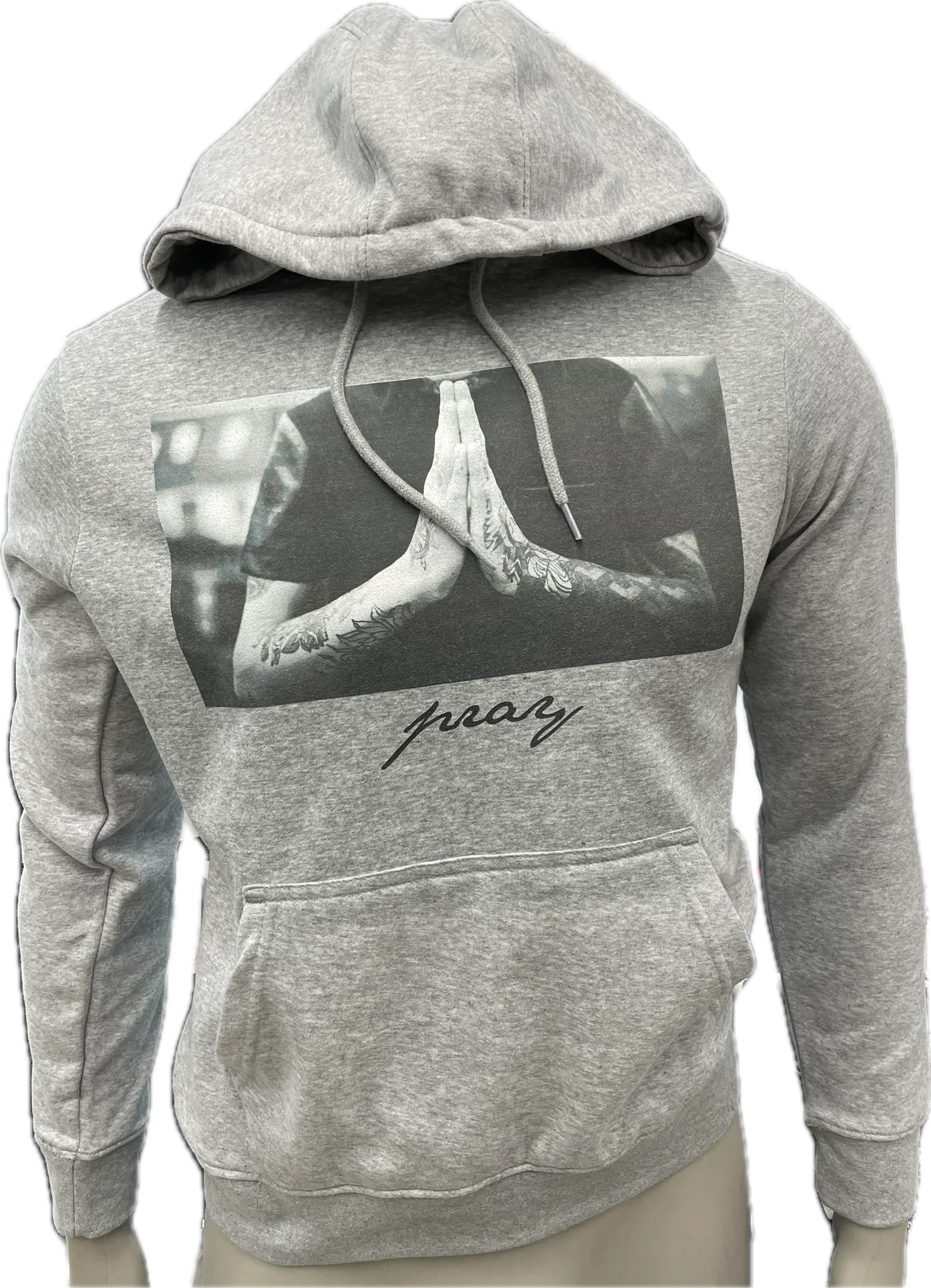 UPSCALE PRAY HOODIE  MT275-GREY