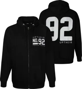 Uptheir Premium 92 Zip Hoody - Black