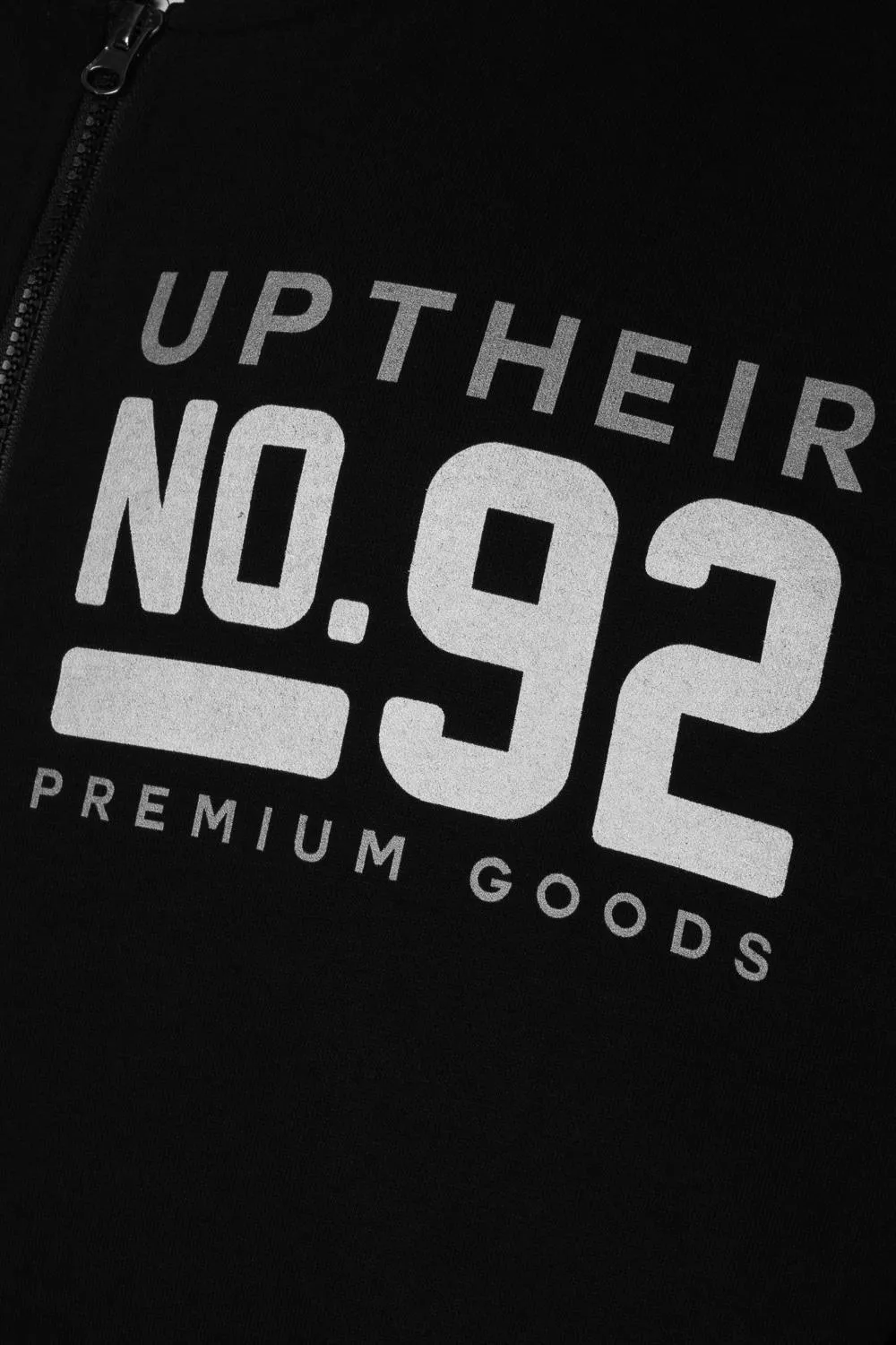 Uptheir Premium 92 Zip Hoody - Black