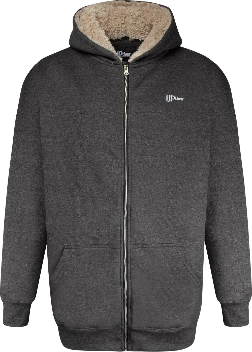 Uptheir Zarrin Sherpa Lined Hoody - Carbon