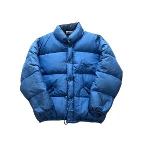 Vintage 90s Blue Reebok Puffer Coat - Large