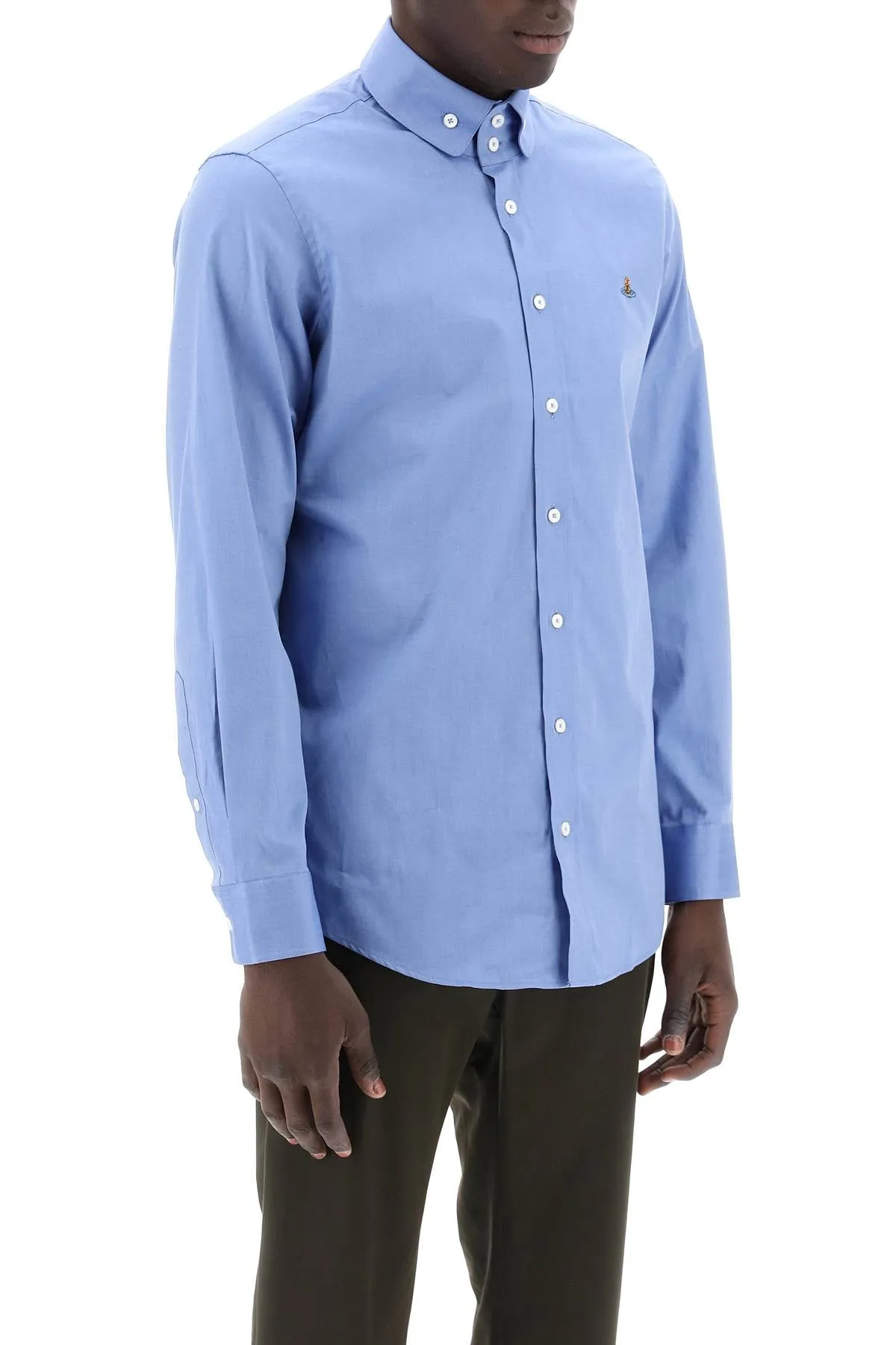 Vivienne Westwood Two Button Krall Shirt   Blue