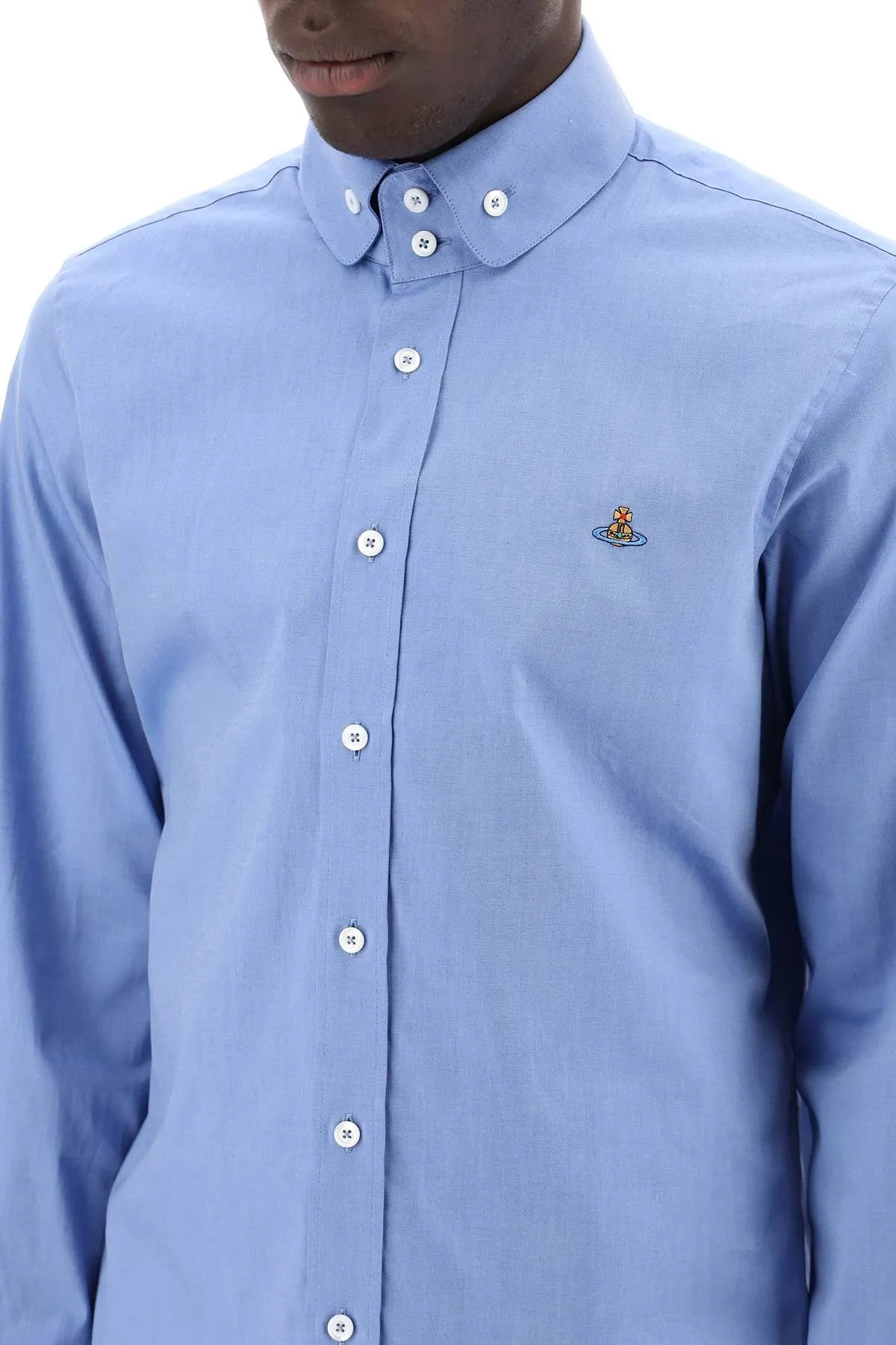 Vivienne Westwood Two Button Krall Shirt   Blue