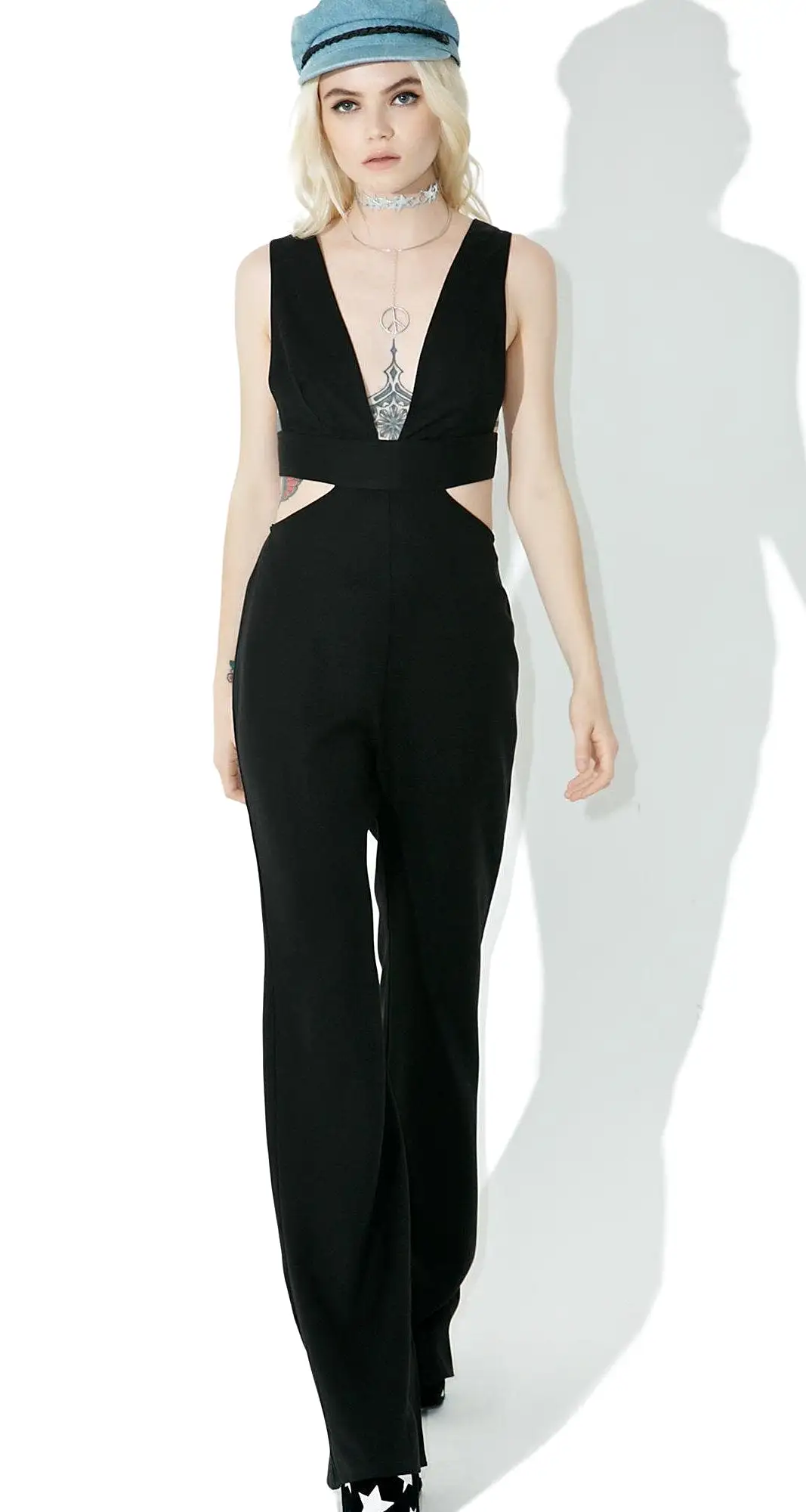 Wildfox Salty Blonde Jumpsuit Black