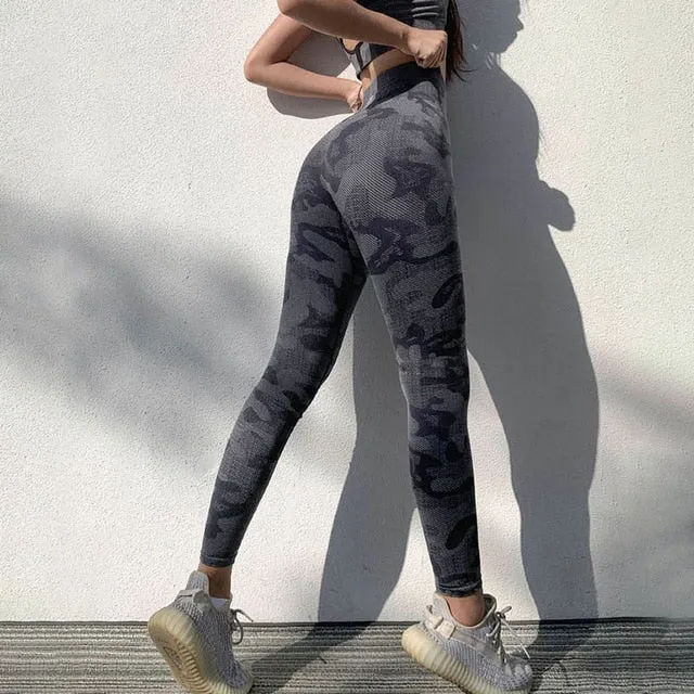 Women Leggings Sexy Fitness High Waist Push Up Jeggings Print Skinny Sleeveless Tops Casual Feminna Leggings And Tops