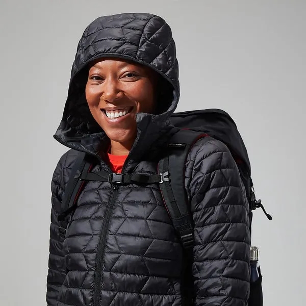 Women's Cuillin Insulated Hoody - Black/Grey