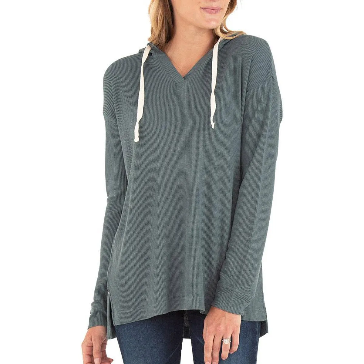 Women's Bamboo Waffle Hoody