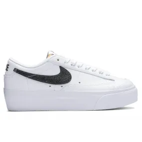 Women's Blazer Low Platform - White/Black/Natural