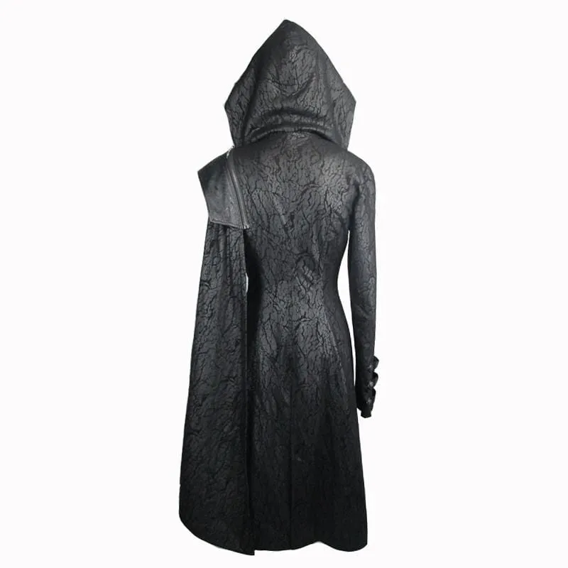 Women's Goth Hooded Princess Coat With  Pelisse