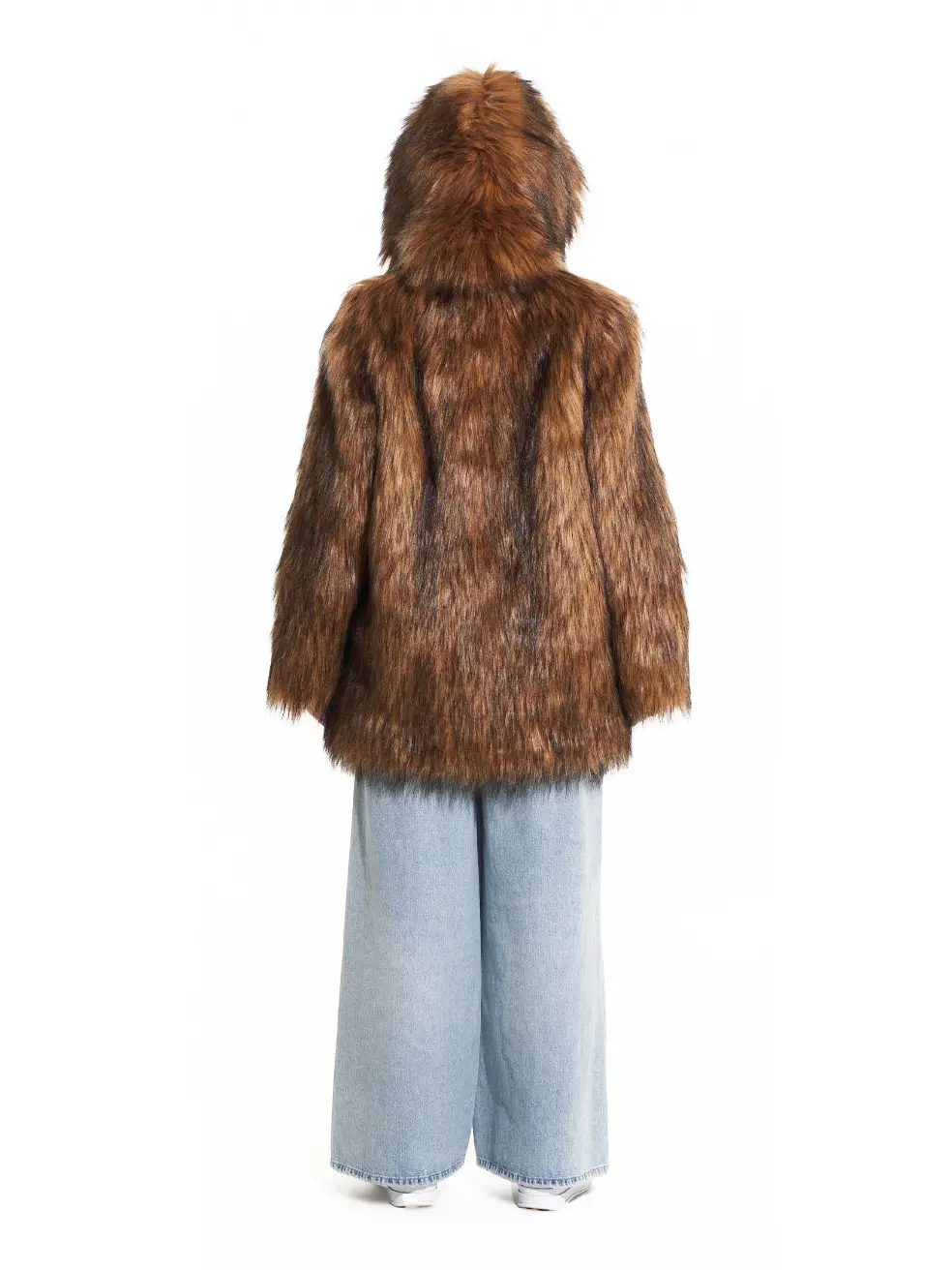 		Wynn  Wolf Faux Fur Coat	